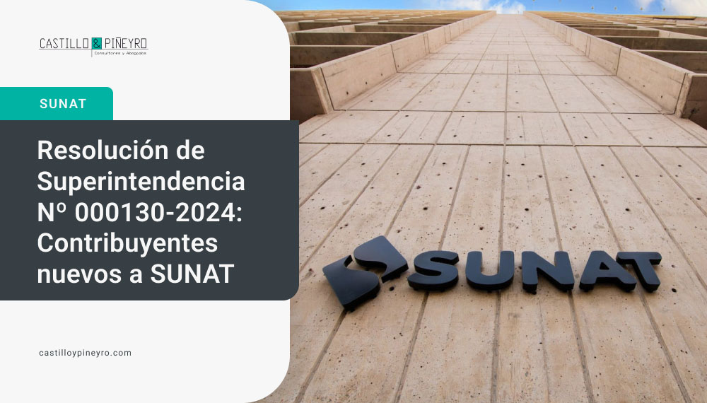 Resolución de Superintendencia 000130 Contribuyentes nuevos SUNAT