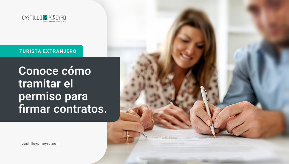 Conoce cómo tramitar el permiso para firmar contratos.